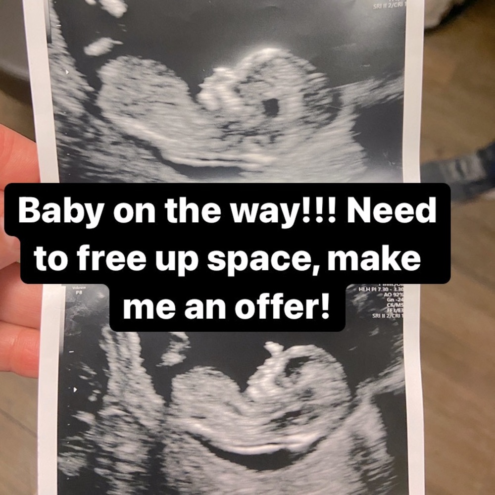Make me an offer I need to make room for baby!